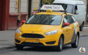 Ford Focus брендрование Яндекс такси для Вологды