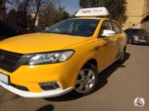 Lifan Solano брендирование Яндекс такси для Архангельска