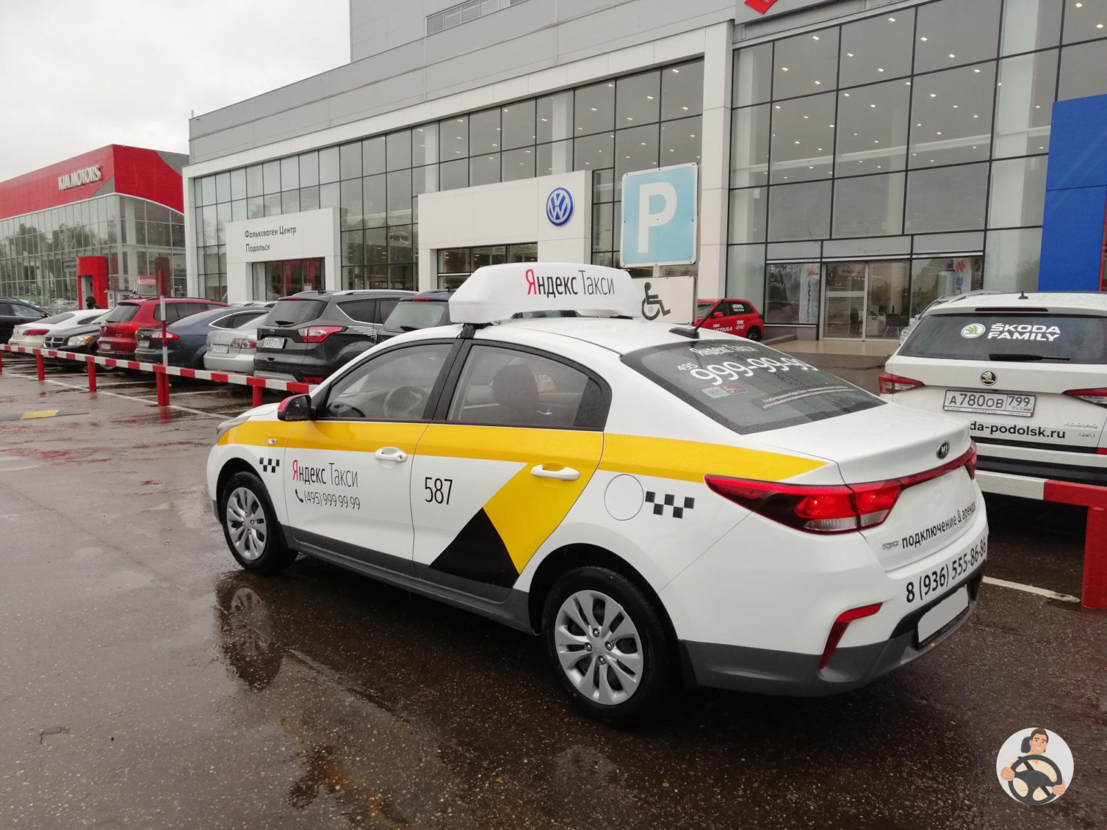 Работа водителем Яндекс Такси на автомобиле Киа Рио