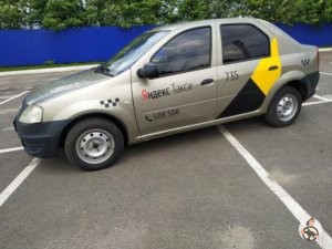 Работа водителем Яндекс Такси на автомобиле Рено Логан седан
