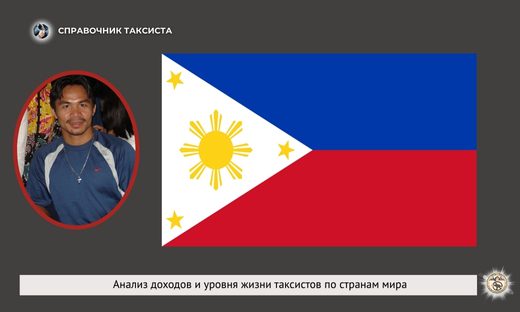 Филиппины, такси, статистика доходы, расходы водителя