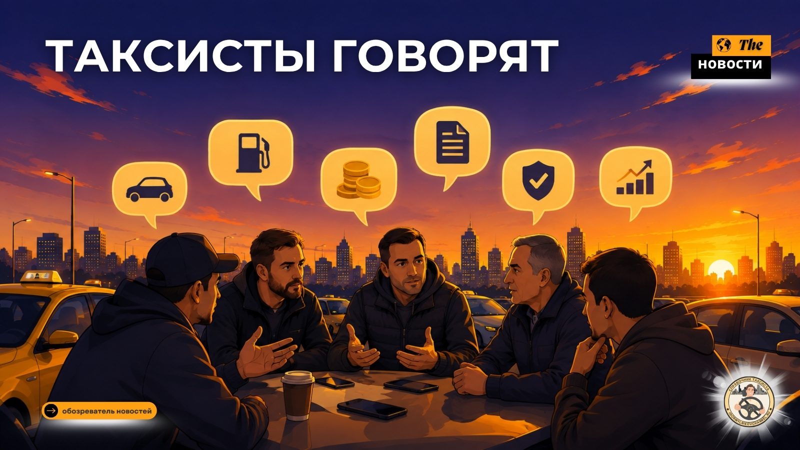 О чём говорят таксисты